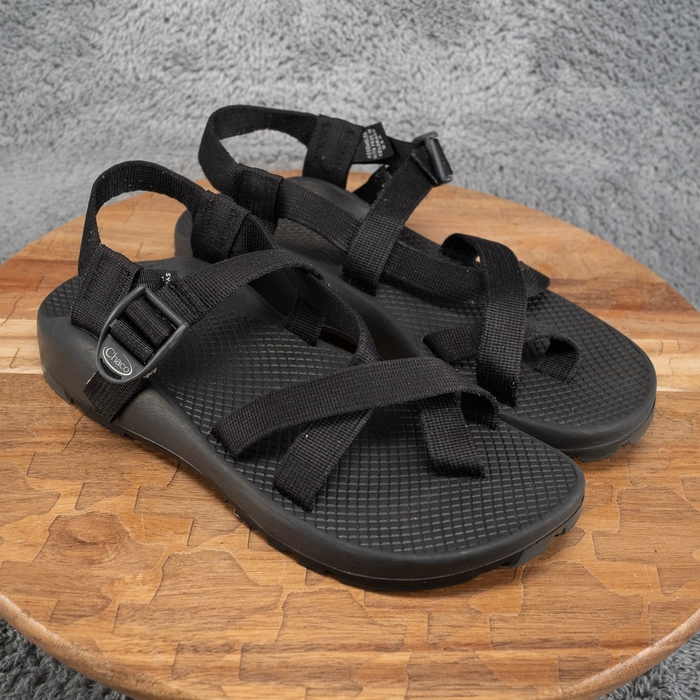 Chaco Z/2 Classic Ladies Black Sandals Vibram Sole US 9